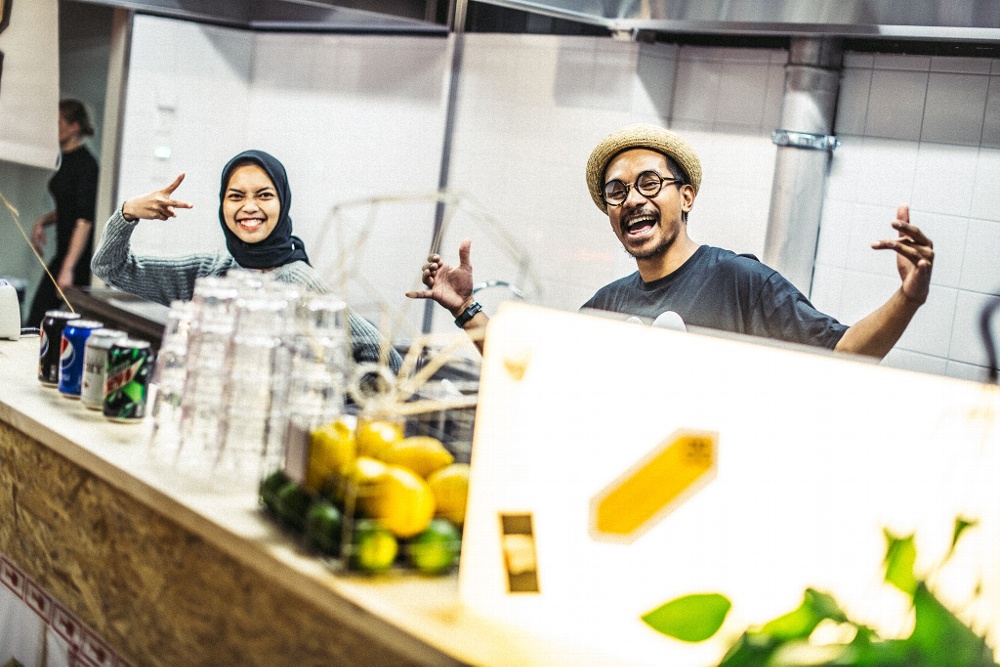 Happy faces of Bali Brunch staff.